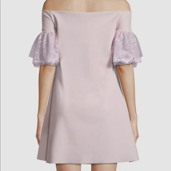 Chiara Boni Joelle Lace Pink Dress Size 16 - Picture 2 of 8